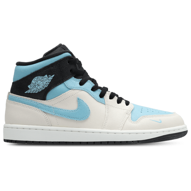Jordan Aj1 Mid Sneakers Heren - Wit - Maat 42 - Leer, Synthetisch