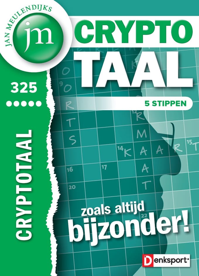 Denksport Puzzelboek Jan Meulendijks - Cryptotaal 5*, editie 325