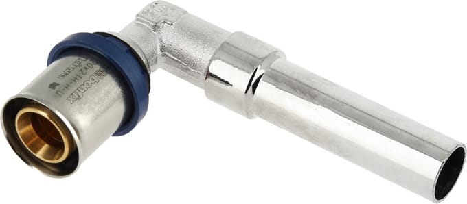 Bonfix Perskoppeling - 1x Alu-pers 1x Insteek - Kniekoppeling - 20mm x �22