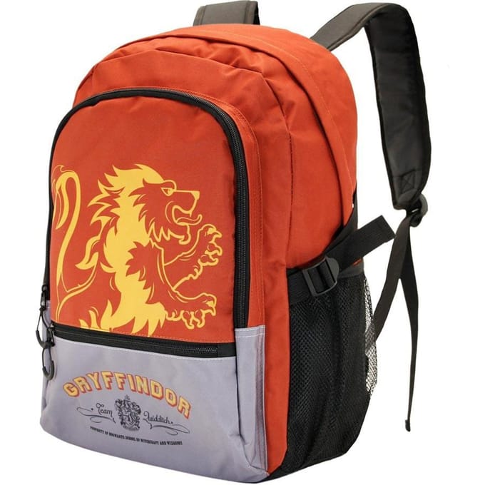 Plecak Dwukomorowy Szkolny Harry Potter Gryffindor Czerwony 31X44X18Cm