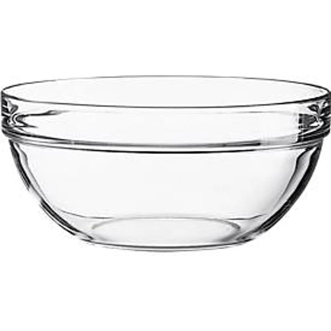 Glazen schaaltje, stapelbaar, Ø 105 x H 48 mm, 0,21 liter, 6 st
