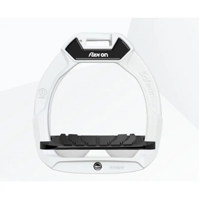 Veiligheidssportstijgers Hellend Grip Wit/Zwart/Wit Kind Flex-On Safe-On
