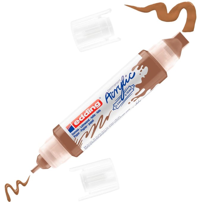 Edding 5400 3D double liner - Acrylmarker - Hazelnoot Bruin (919)