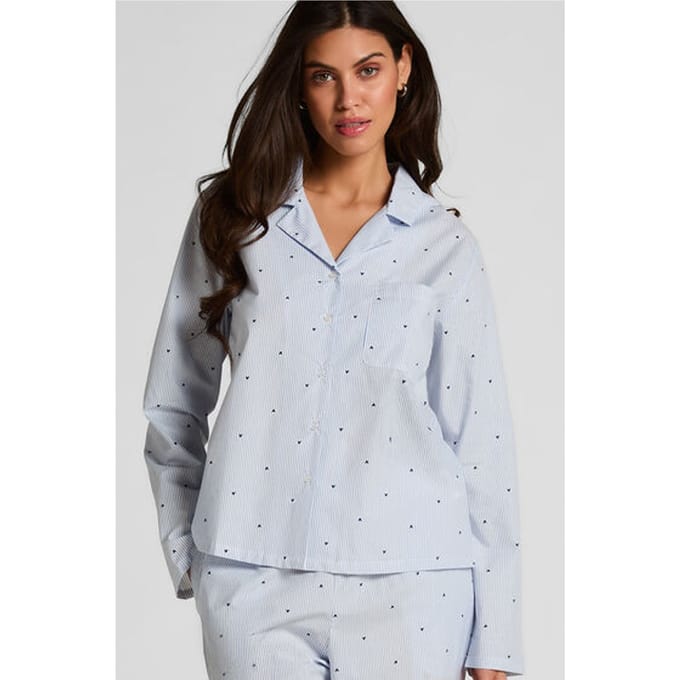 Hunkemöller Jacket Cotton Blauw
