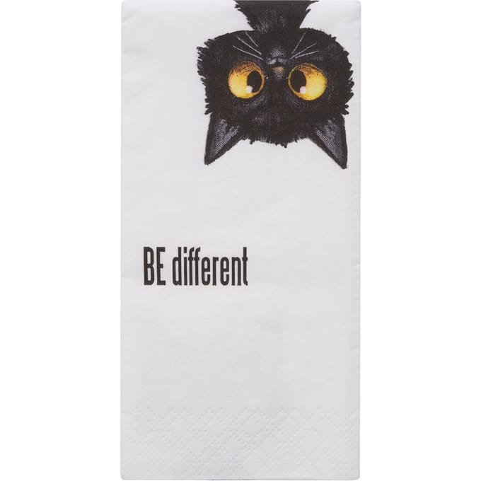 Papieren zakdoeken "Be Different"