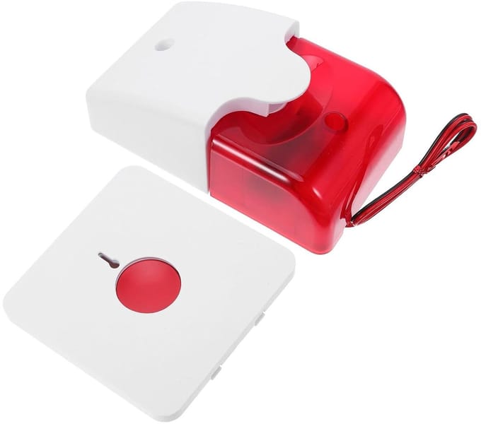 Noodknop Ouderen - Alarm Systeem - Veiligheid Thuis - Waterbestendig Ontwerp - 17 x 13 x 5 cm - Multicolor