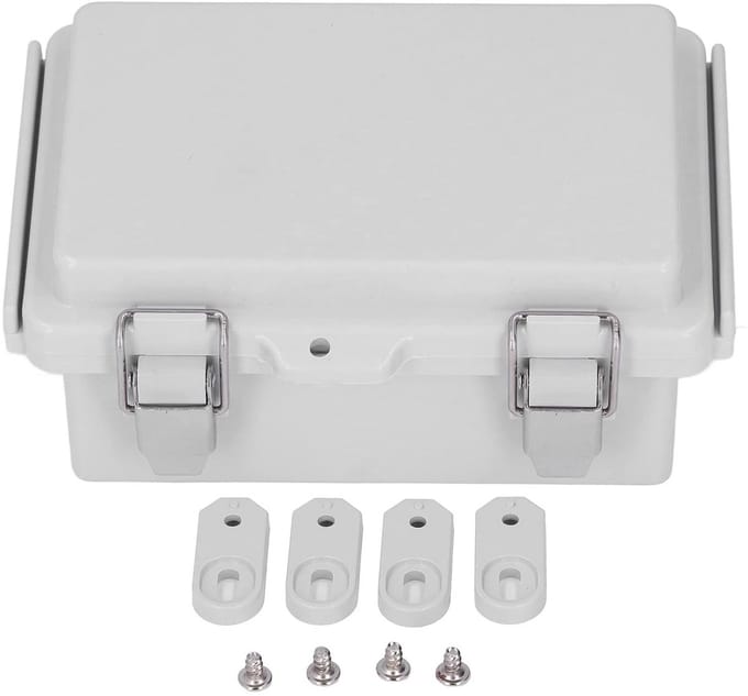 OmGoods - Dailygoody - IP67 waterdichte aansluitdoos - duurzame elektrische behuizing - compact formaat - buitengebruik - stevige constructie - ideaal voor elek...