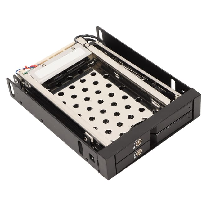 Rack de disque dur interne SATA 2,5 pouces SATA IIIIII sans plateau, débit maximal de 6 Gbit/s, échange à chaud 2,5 pouces sans plateau black
