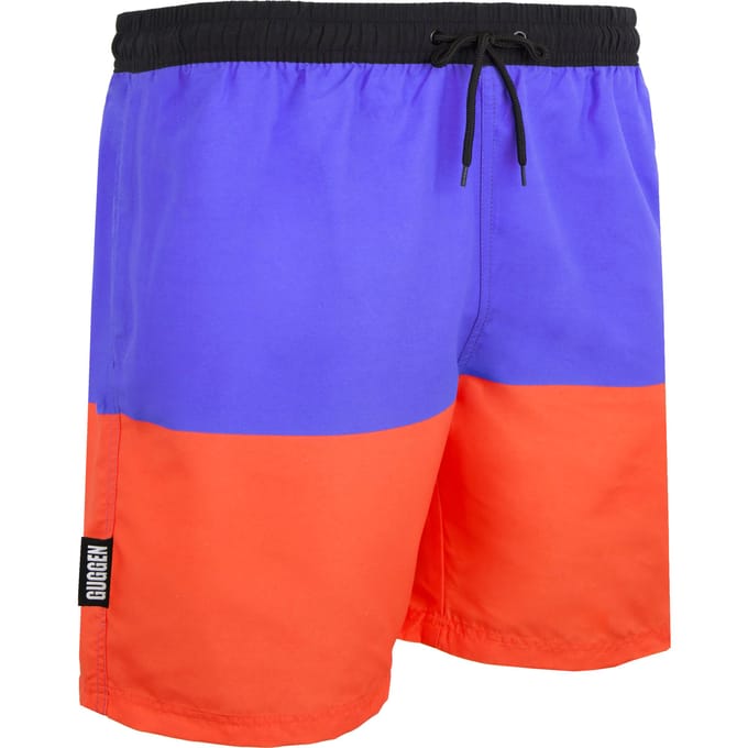 Zwemshort voor Heren met Patroon Paars Oranje