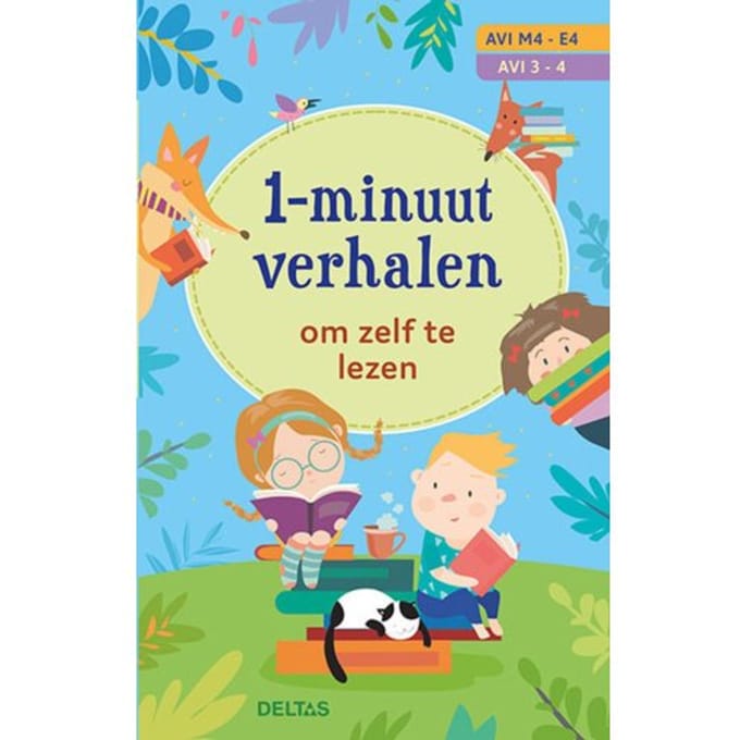 1-minuutverhalen om zelf te lezen (AVI M4-E4/AVI 3-4) Voorleesboeken