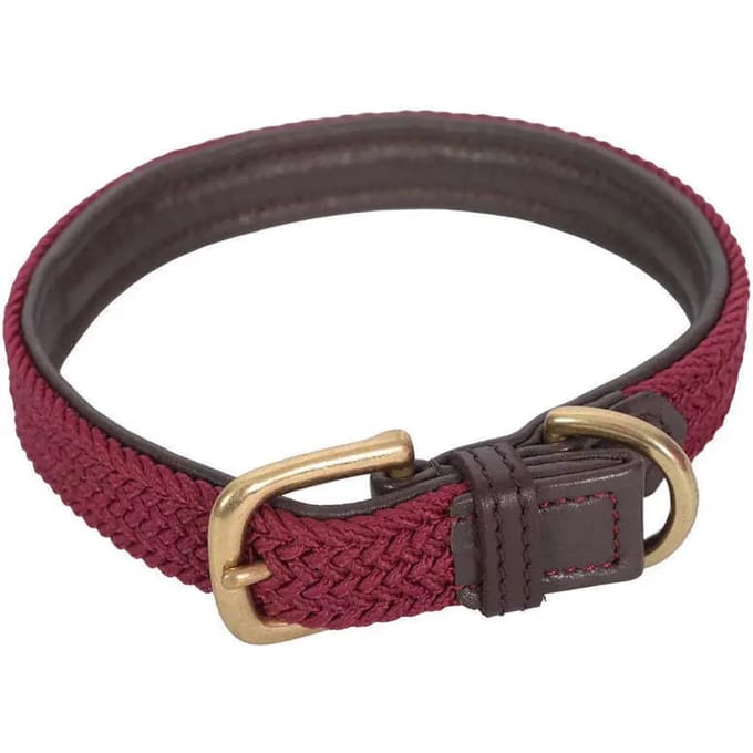 Gevlochten leren halsband Weatherbeeta