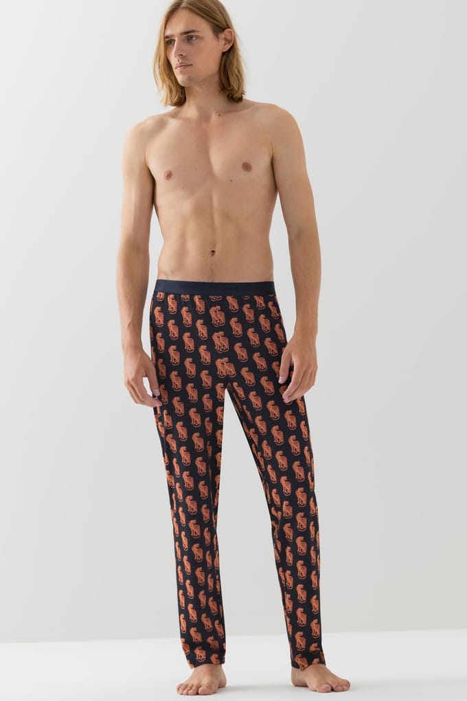 Broek lang Serie RE:THINK Tiger Yacht Blue