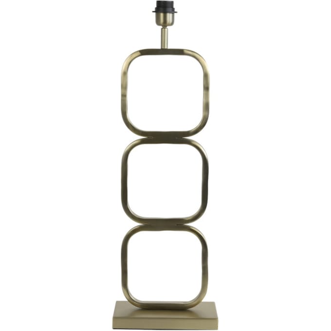 Light & Living Tafellamp Lutika 69cm - Goud (excl. kap)