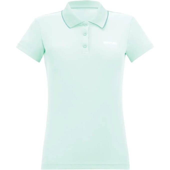 Dames Maverick V Polo met logo en V-vormige uiteinden