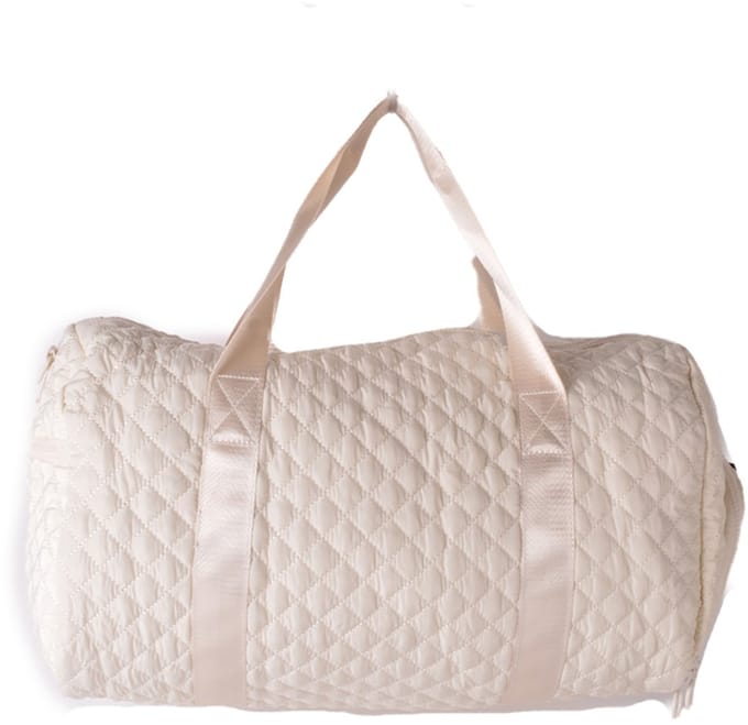 Giuliano nylon weekendtas Yara - Beige - Gestikt - Schoenvak
