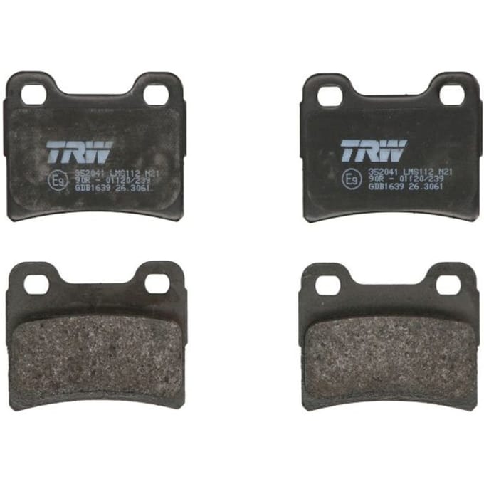 Remblokset TRW GDB1639, achter
