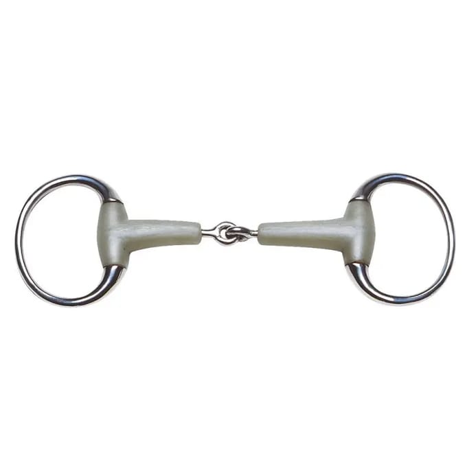 Olijf flexi bit ringen voor paarden Feeling