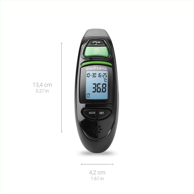 medisana TM 750 Black - Multifunctionele Infrarood Thermometer