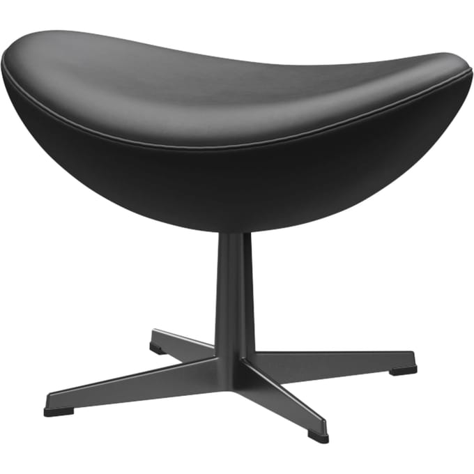 Fritz Hansen Das Ei Voetbank - leer Essential zwart - zwart