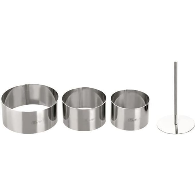 Ibili 716090 Set van 3 Uitstekers + Drukker