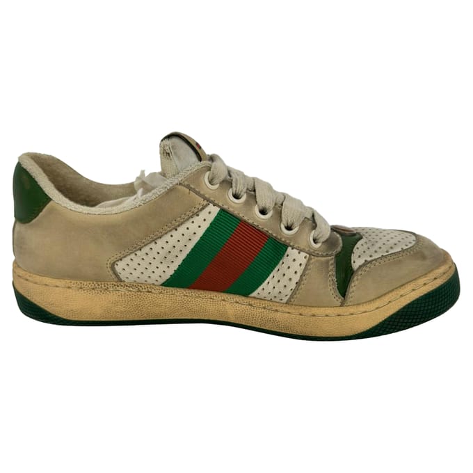 Gucci Screener Sneakers in Multicolor Leder