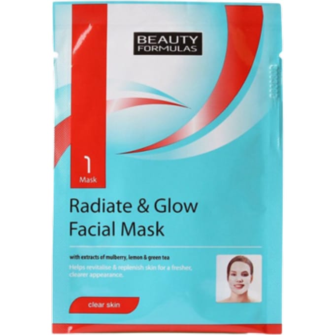 Beauty Formulas Stralend & Glimmend Gezichtsmasker
