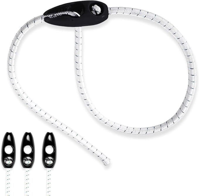 Elastische Spanners - Rubberen Banden - Zeker Bevestigen - Snel Verstelbaar - 75 cm - Zwart