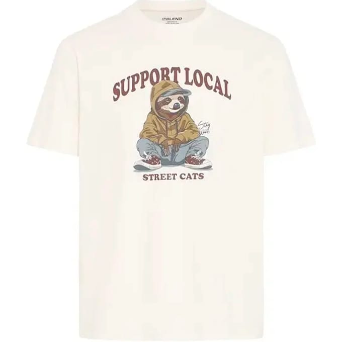 Blend - BHIRVING FUNNY GRAPH S/S TEE - Heren - T-shirts