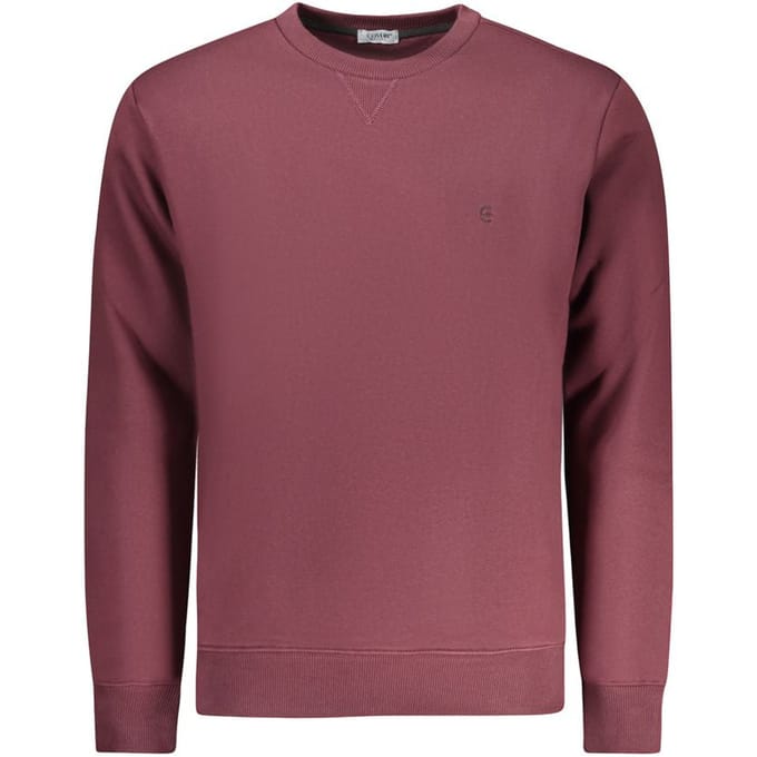 Coveri Moving Rosso Katoenen Heren Sweatshirt