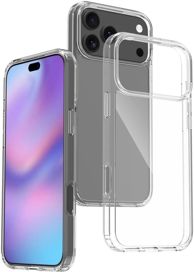 Hoesje geschikt voor Apple iPhone 17 Pro Max - Phonesta Scratchproof Back Cover - Transparant