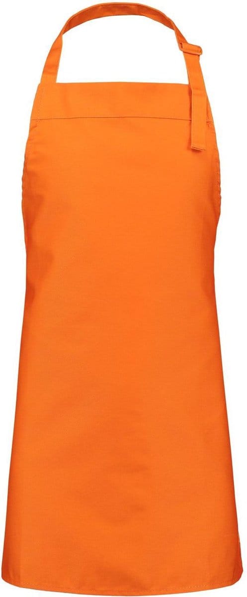 Benza Schort Keukenschort - voor Kinderen - Oranje - 50 x 60 cm