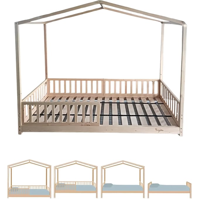 4-in-1 Groeibed Family Nation Montessori Evi