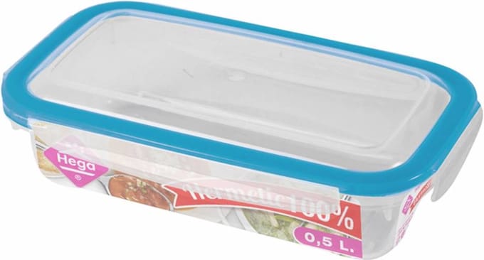 Vershouddoos 19x11xh5cm 0.5lhermetisch (set van 12)