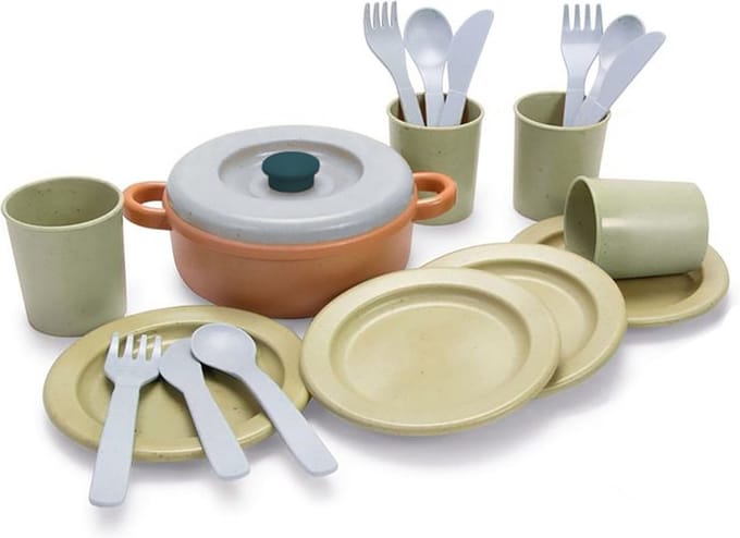 Dantoy - BIO Servies set - kado box - 22 onderdelen