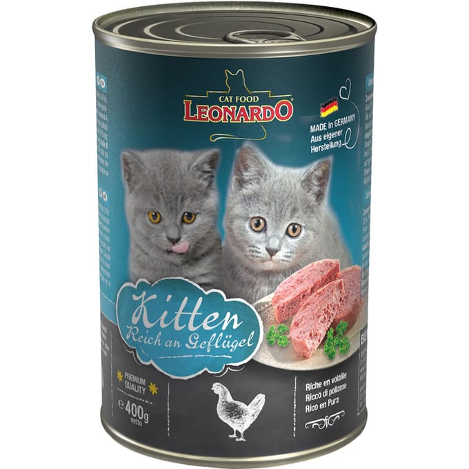 6x400g All Meat Kitten Leonardo Kattenvoer