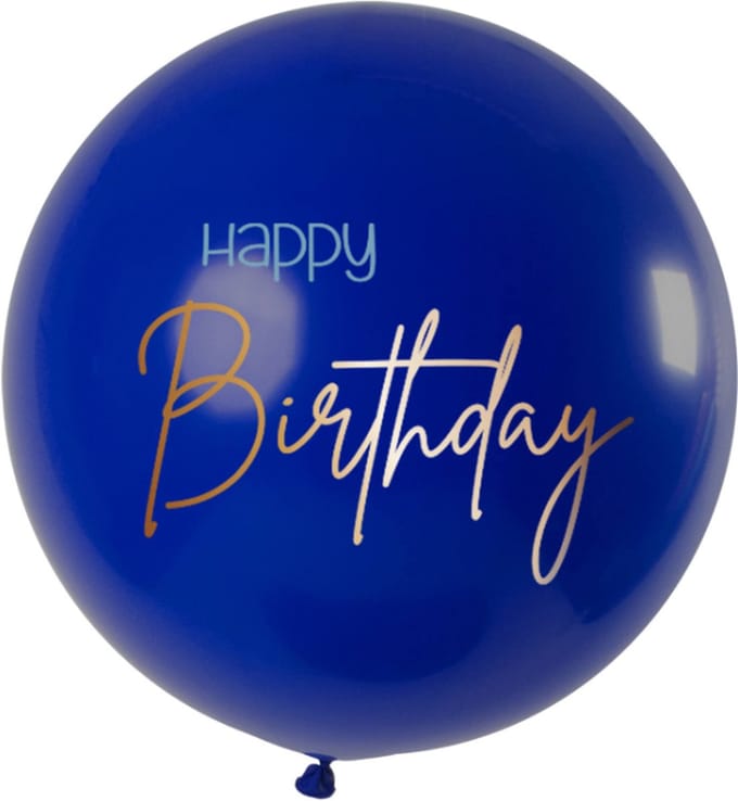 Folat - Ballon Elegant True Blue XL - 80cm