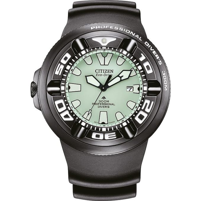 Citizen Promaster Marine Heren Zwarte Horloge BJ8055-04X