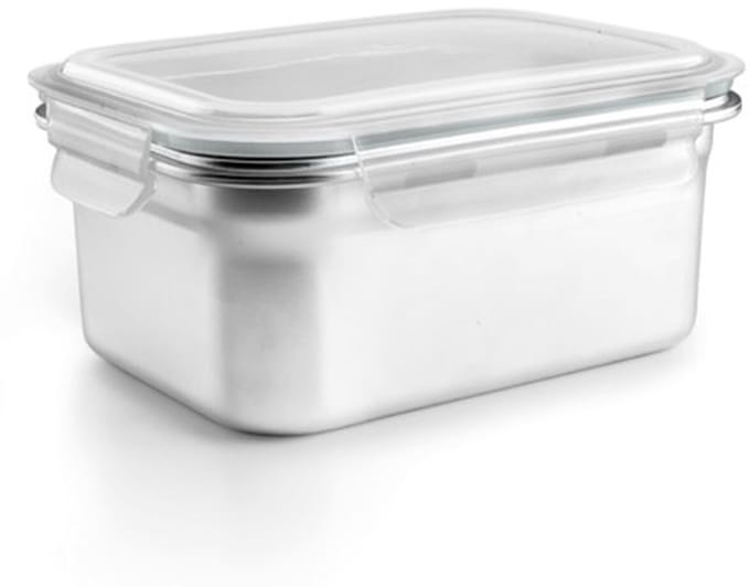 Lunchbox Ibili 669316 Grijs Roestvrij staal Rechthoekig 1,6 L