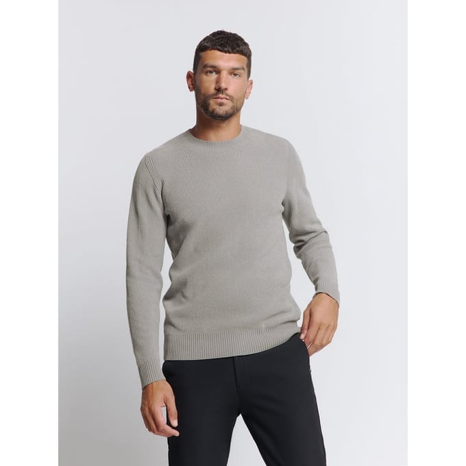 No Excess Pullover Crewneck Chenille Grey  2XL