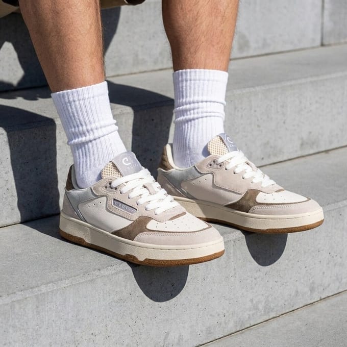 Cruyff Cruyff Volteria Sneakers wit Leer