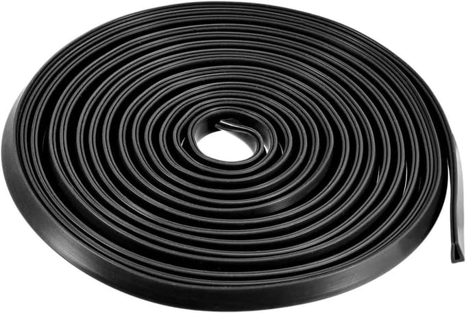 Flexibele U-Vorm Rubberen Randafdichting voor Bescherming, 40 cm Zwart
