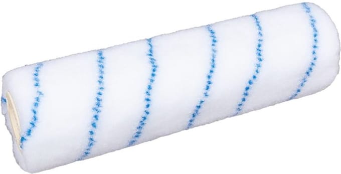 VEBA - Verfroller Nylon - 25cm 14mm - Dubbeldik Blauwstreep
