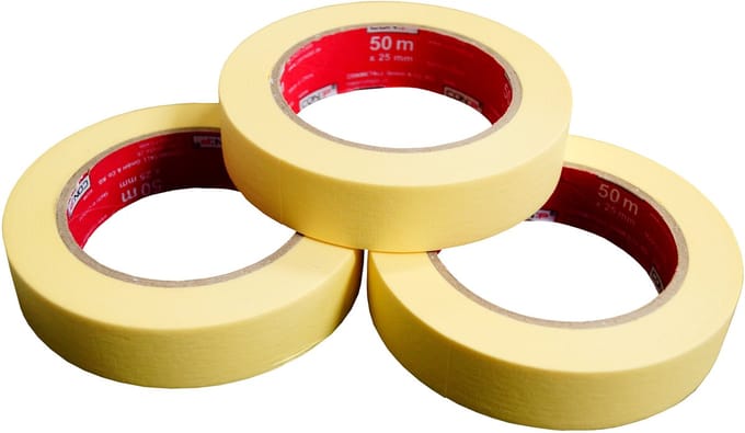 Werkzeyt Schilderstape – 25 mm x 50 m – 3 stuks