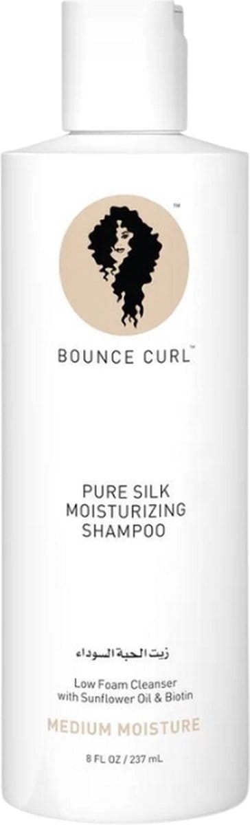 Bounce Curl Pure Silk Moisturizing Shampoo - 238 ml- Normale shampoo - Voor Krullend haar -