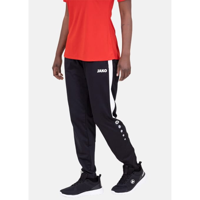 Jako Power Polyesterbroek Dames - Wit / Zwart | Maat: 34