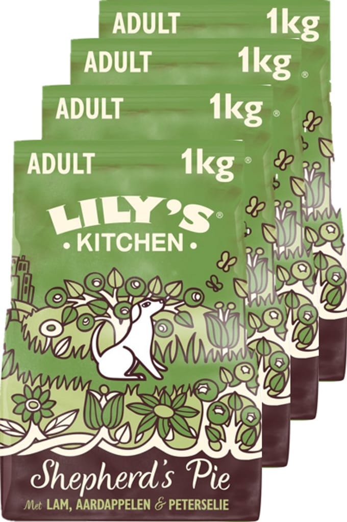 Lily's Kitchen - Hondenvoer - Droogvoer - Shepherd's Pie met Lam - 4x1 kg
