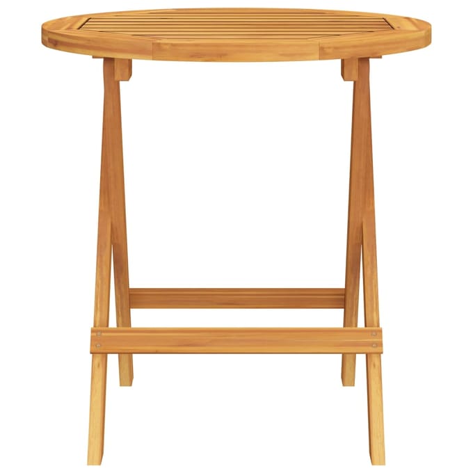vidaXL - Bistrotafel - Ø46x47 - cm - massief - acaciahout