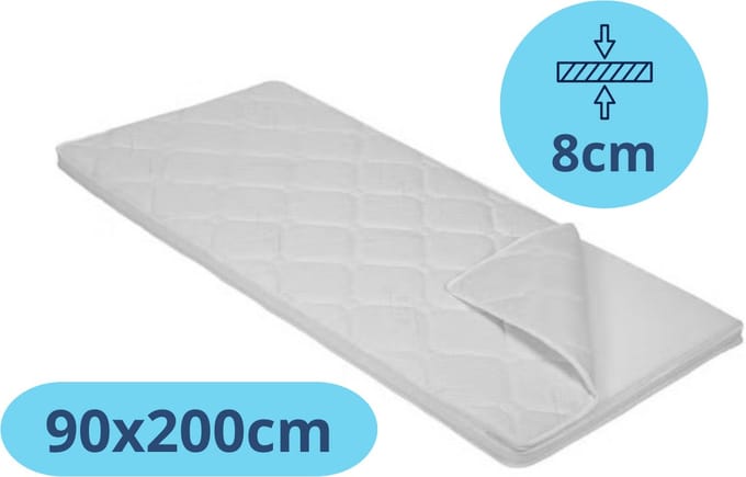 Densi - Topmatras - topper - 90x200 - 8cm dik - Koudschuim