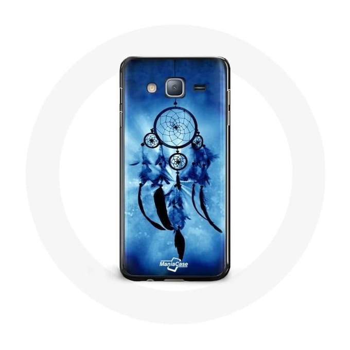 Case voor Samsung Galaxy J3 Blauw Dream Catcher