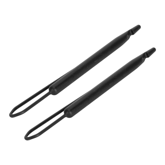 2 stuks Dreadlock Haaknaald Dubbelzijdig Sterk Plastic Antislip Dreadlock Interlocking Tool voor black